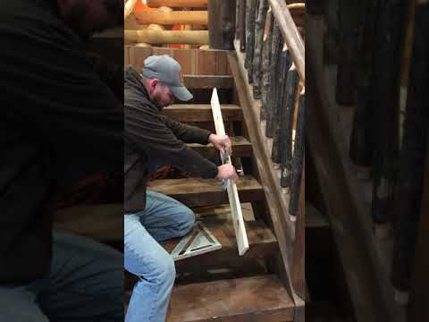 How to Determine the Angle of Your Staircase So We Can Manufacture Your Log Railing