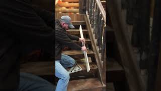 How to Determine the Angle of Your Staircase So We Can Manufacture Your Log Railing