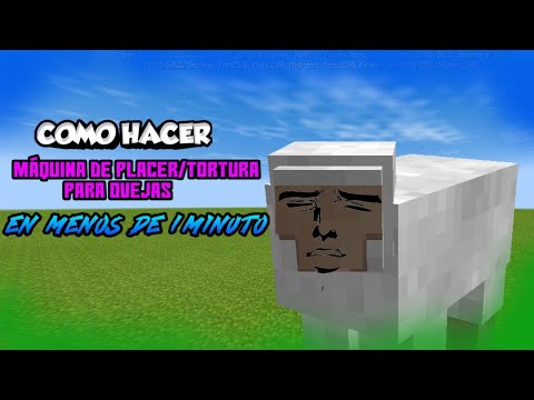 COMO METERLE un PALO a una OVEJA MÁQUINA de PLACER/TORTURA|MECANISMOS DE REDSTONE FACIL