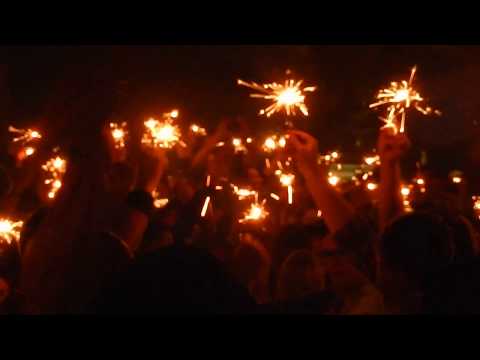 Wunderkerzenzauber beim Volkacher Weinfest