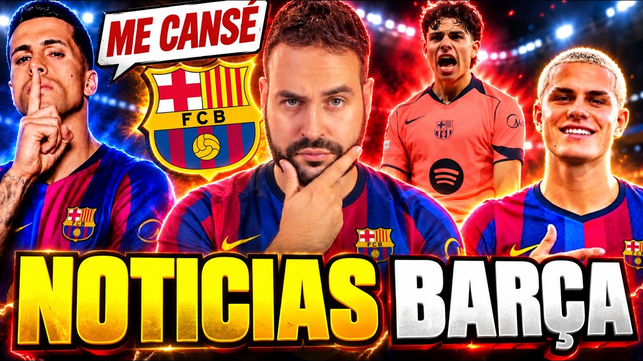 💥CANCELO EXPLOTA por las CRÍTICAS - El BARÇA QUIERE a CAVAN SULLIVAN - ESPART: "¡Es una GUERRA!"
