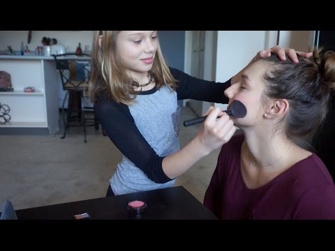 SISTER DOES MY MAKEUP | Sister Challenge | Olivia Mecca