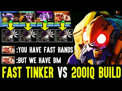 Lightning Fast Tinker vs 200IQ Counter Tinker Build - Crazy Game Non-Stop Fight Dota 2