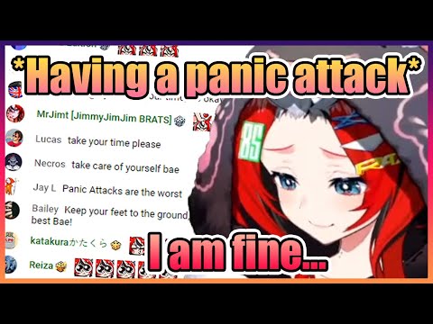 Vtuber Addict - Bae Having a Panic Attack and Started Crying on Stream Because of Stress...【Hololive】