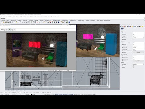 RHINO 7 Videocourse - 18 - Decal, Thickness, Edge Softness, Curve Piping, Shutlining, Displacement