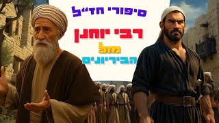 סיפורי חז"ל לילדים | רבי יוחנן מול הביריונים הסיפור המלא - בהמחשת AI מיוחדת (ארגון ענפים) - התמונה מוצגת ישירות מתוך אתר האינטרנט יוטיוב. זכויות היוצרים בתמונה שייכות ליוצרה. קישור קרדיט למקור התוכן נמצא בתוך דף הסרטון