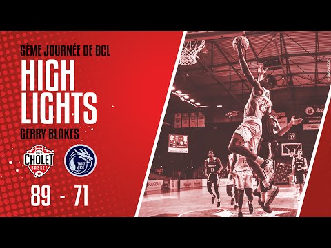 Cholet Basket vs Tsmoki Minsk : La performance de Gerry BLAKES