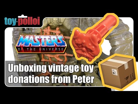 Unboxing donations from Peter - Toy Polloi