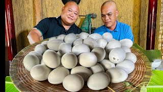 Thử Thách 60 Trứng Vịt Lộn - Toàn Đen Sơn Dược Vlog