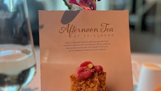 Review of Afternoon Tea in the Epicurean Restaurant on P&O Arvia Cruise Ship. 