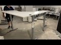 872390 Raised desks Kinnarps incl table screens }}