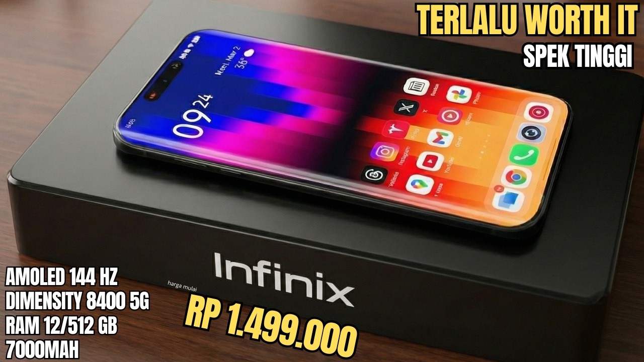RAJA HP MURAH NGAMUK‼️200MP OIS + 12/512GB - HP INFINIX TERBAIK PALING WORTH IT BUAT DIBELI 2026