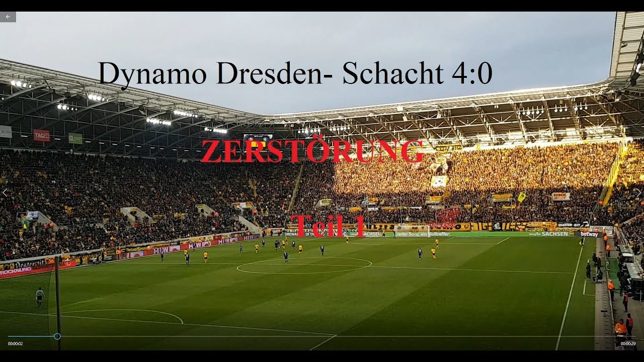 Dynamo Dresden- Wismut Aue/ 4:0 ZERSTÖRUNG !!!