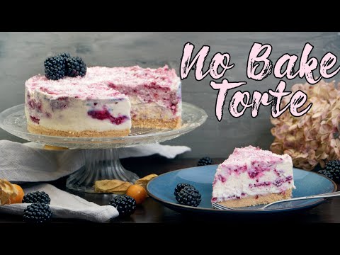 NO BAKE BEERENTORTE | Sommertorte selber machen mit Beeren Mascarponecreme [ohne backen] Rezept
