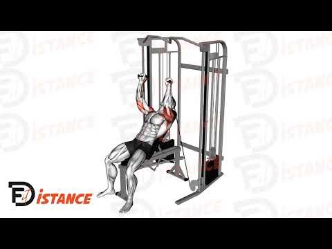 Exercice Développé couché incliné à la poulie vis-à-vis