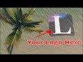 Palm Tree Ocean Beach Logo Reveal Live Action Logo Animation Grappler Media