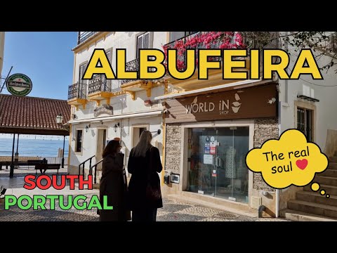 Albufeira, Portugal: Peaceful Winter & Old Town Street Walk (January 2026)