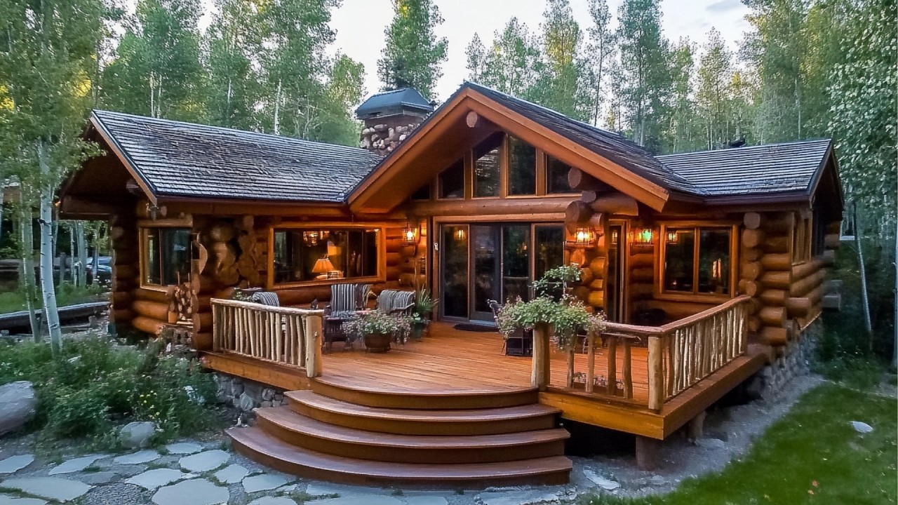 Dad Spends 2 Years Building LOG HOUSE for Family of 7 | Start to Finish by @MontanaHaven