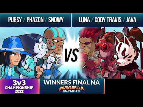 Pugsy, Phazon, & Snowy vs Luna, Cody Travis, & Java - Winners Final - 3v3 Championship 2022 - NA