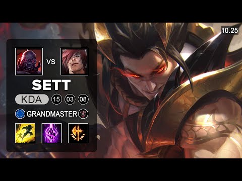 Sett Top vs Sion - EUW Grandmaster Patch 10.25