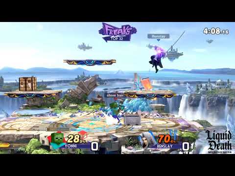 Renslay (Sephiroth, Ike) vs Yonni (Steve) | FREAKS IRL SMASH @ FREE PLAY RICHARDSON 19 ft Muteace, D