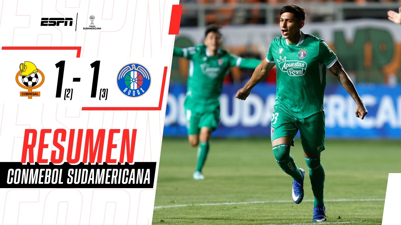 AUNQUE SUFRIÓ, AUDAX VENCIÓ A COBRESAL POR PENALES Y SIGUE EN LA COPA | Cobresal 1-1 Audax | RESUMEN