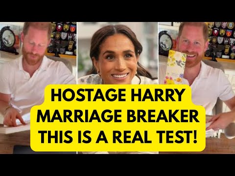 MARRIAGE BREAKER..HOSTAGE HARRY LATEST #royal #meghan #princeharry