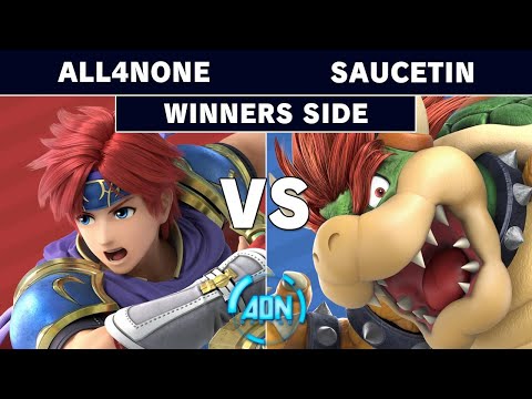 AON Ultimate 63 - All4None (Roy) vs Saucetin (Bowser) Winners Side - Smash Ultimate