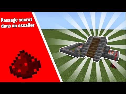 Vyrox_ -  Redstone tutorial |  Secret passage in a staircase in Minecraft!  (FR)