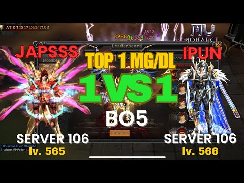 MU MONARCH SEA - TOP 1/2 Cross Server - Magic Gladiator vs Dark Lord - Server 106 #mu #mumonarch