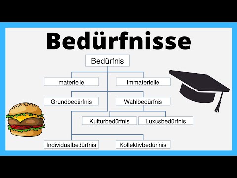 Needs | material, immaterial | basic need for choice, individual, collective | simply explained