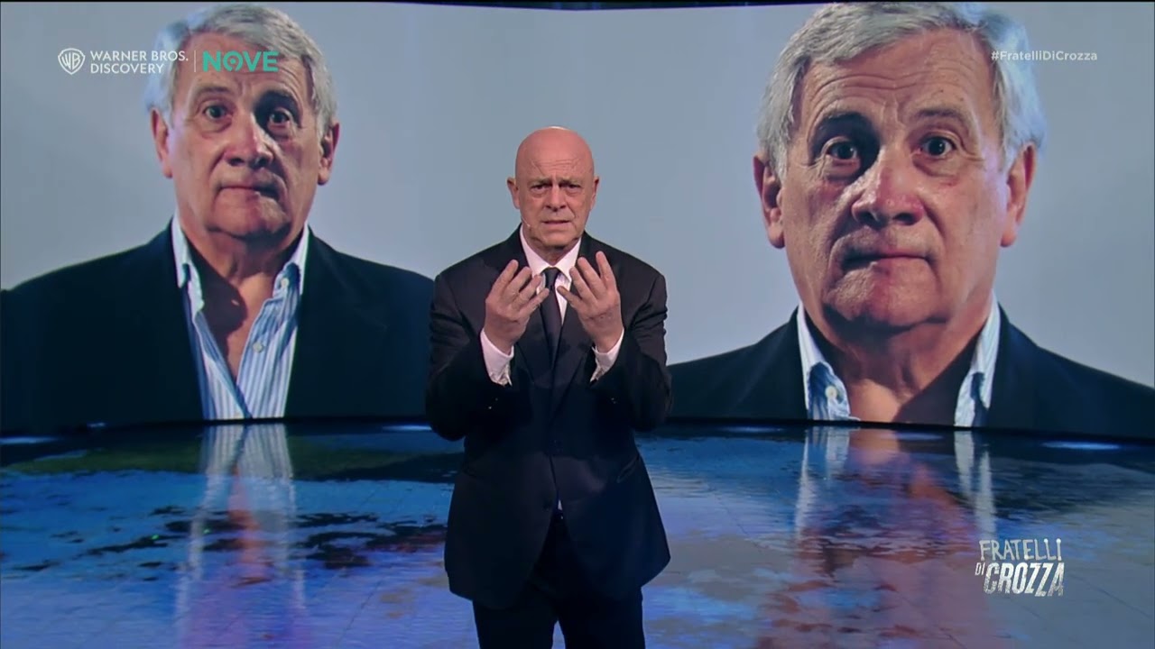 Crozza: "Grazie ai due aeroporti si può fare il collegamento tra Falcone, Borsellino e Berlusconi"