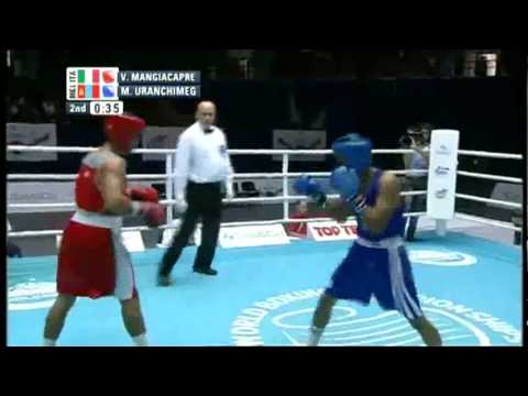 Light Welter (64kg) QF - Mangiacapre Vincenzo (ITA) VS U. Munkh Erdene (MGL) -2011 AIBA World Champs