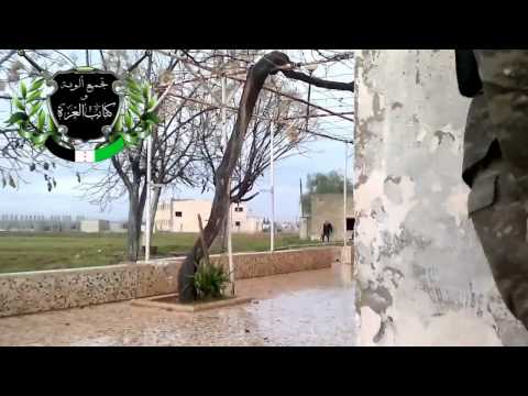 اقتحام نقاط قوات النظام في حاجز المكبات في بلدة شليوط في ريف حماة من قبل لواء شهداء اللطامنة