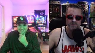JAWS Stern Pinball Gameplay Video discussion with Don´s Pinball Podcast and Stern LE/anniversary