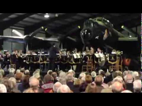 Black Dyke Band with Avro Lancaster Just Jane - The Dambusters March