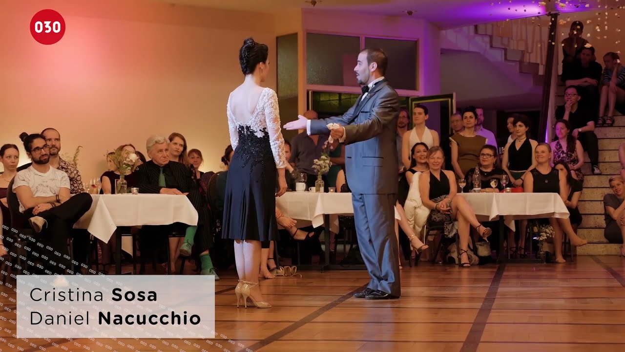 Cristina Sosa & Daniel Nacucchio Wearing Kiky Adam Tango Dress