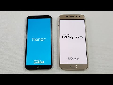 Honor 9 Lite vs Samsung J7 Pro Speed Test Comparison !