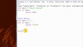 Python Tutorial #29 - First Look at Ifs