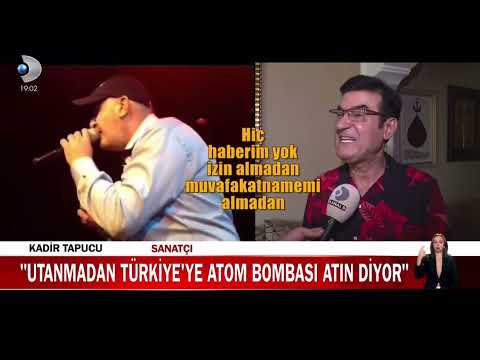 Kadir Tapucu İsrailli şarkıcı Ofer Levi’ye ateş püskürdü!