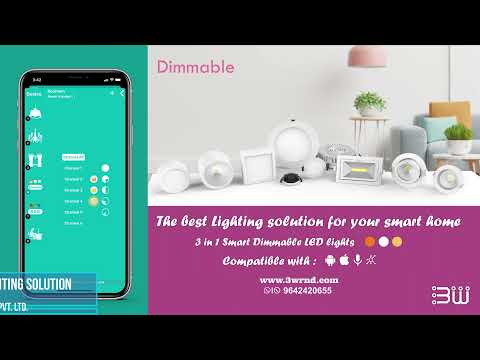 Smart LED Lights [Dimmable, Tunable, App Based, Voice Control ] Brand: 3W . Short AD