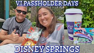 One Crazy Day! Trying Snacks At Disney Springs for V.I.Passholder Days! One Thing Leads To Another!
