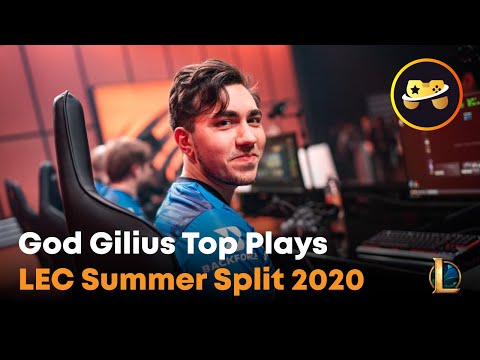 GOD Gilius Montage: TOP PLAYS & HIGHLIGHTS | LoL 2020 LEC Summer | Schalke's Miracle Run Mastermind