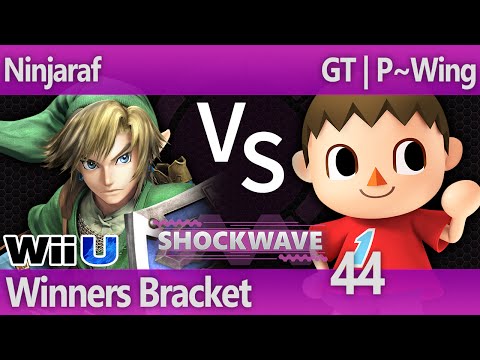 SW 44 Smash 4 - Ninjaraf (Link) vs GT | P~Wing (Villager) - Winners Bracket