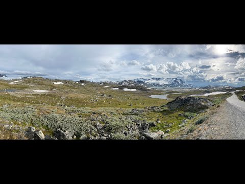 Sognefjellet Scenic Road - from Mefjell rasteplass to Galgebergstjørnane [4k UHD]