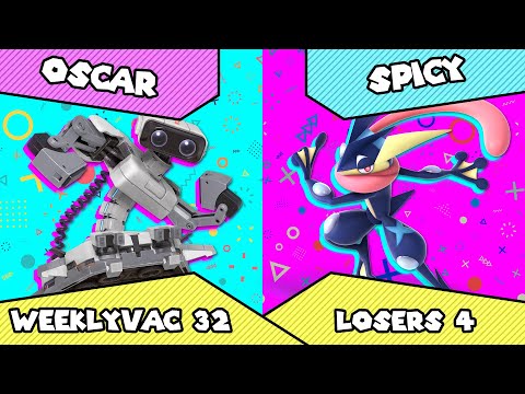 WeeklyVac 32 - SSBU - Oscar (R.O.B) vs Spicy (Greninja)