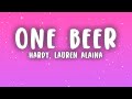 HARDY One Beer Lyrics Ft Lauren Alaina Devin Dawson