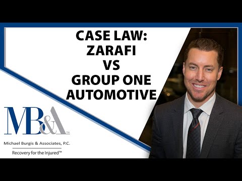 Zarafi Vs Group One Automotive–What constitutes a “violent act” when awarding psychiatric disability