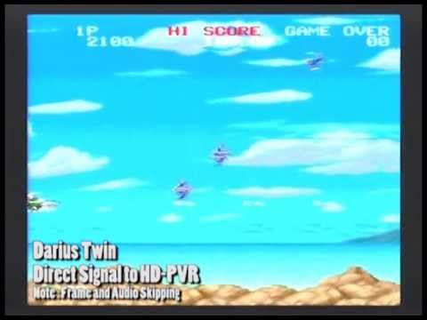 Super Nintendo Direct to HD-PVR vs. DVR Upconversion Recording of Darius Twin