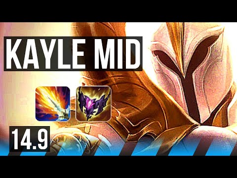 KAYLE vs SYLAS (MID) | Rank 4 Kayle, 69% winrate, Legendary, 13/4/8 | EUW Grandmaster | 14.9